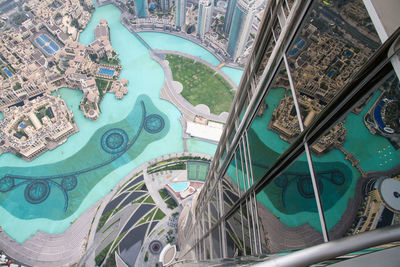 View from burj khalifa