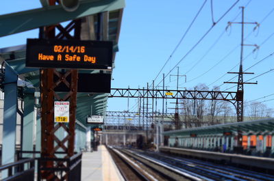 Railroad station platform