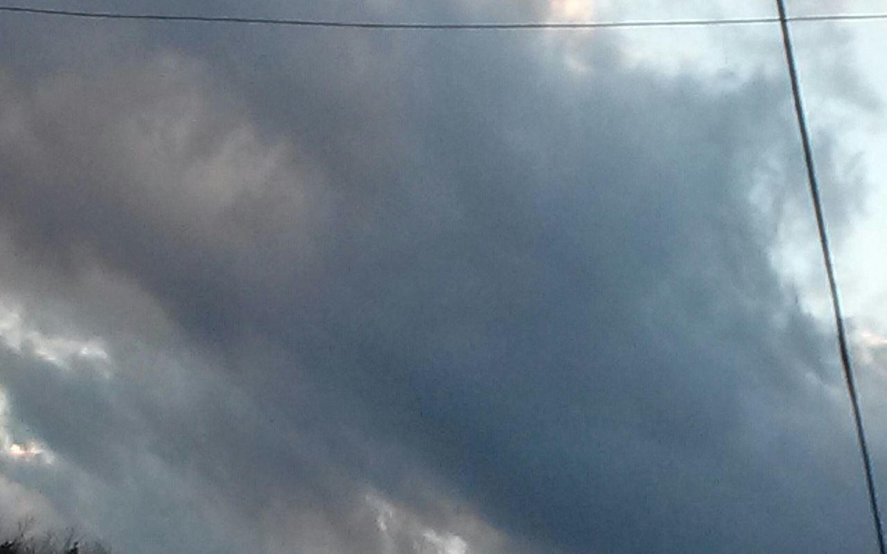 low angle view, sky, cloud - sky, cloudy, power line, cloud, weather, nature, beauty in nature, cloudscape, tranquility, overcast, electricity, cable, scenics, outdoors, no people, day, tranquil scene, dusk