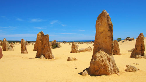 Panoramic view of beach