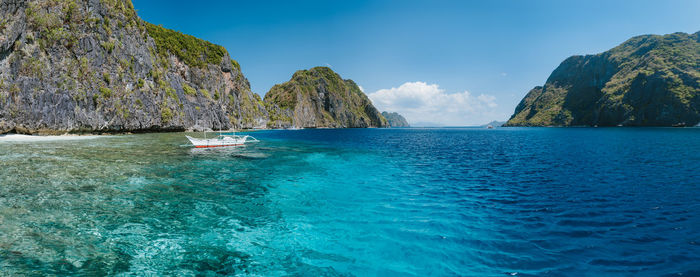 Panoramic shot of sea against sky