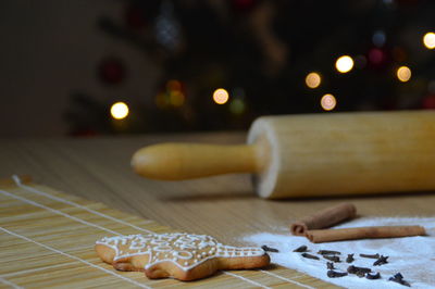 Close-up of cookie