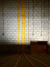 View of yellow wall