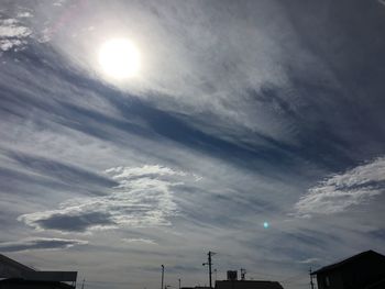 Low angle view of building against sky