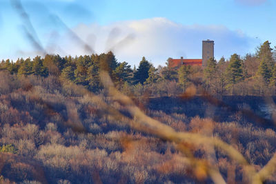 Scenic view of burg feuerstein