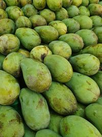 Full frame shot of fruits for sale at market stall