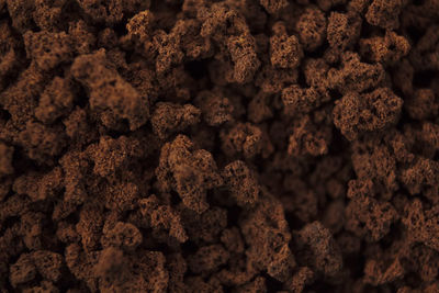 Instant granulated coffee background