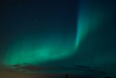 Low angle view of sky at night