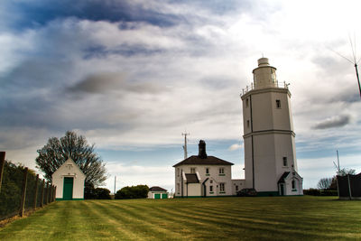 View of built structure against sky