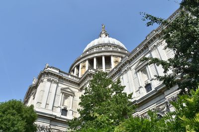 Low angle view of building against sky