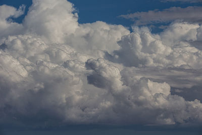 Low angle view of clouds in sky