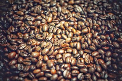 Full frame shot of coffee beans
