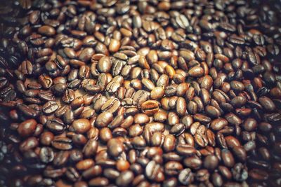 Full frame shot of coffee beans