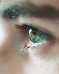 Close-up portrait of human eye