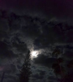 Low angle view of storm clouds in sky