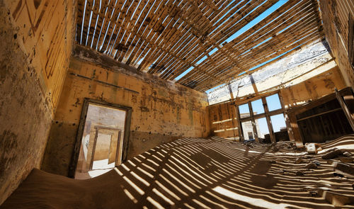 Kolmanskop deserted diamond mine in southern namibia taken in january 2018