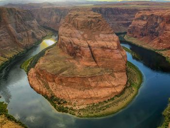 High angle view of landscape