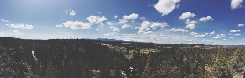 Panoramic view of landscape against sky