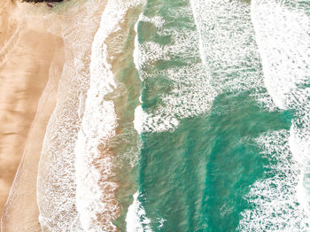 Aerial view of coastline