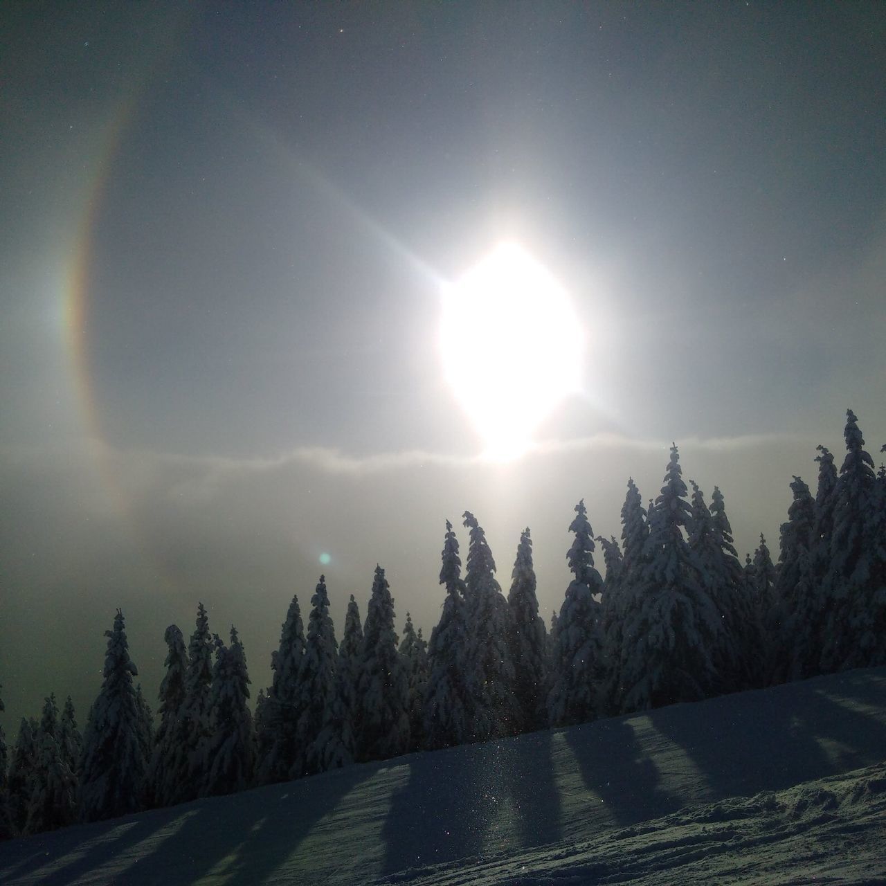 SCENIC VIEW OF SNOW AGAINST SKY