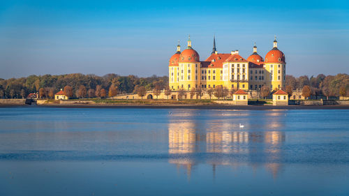 Autumn sunny day in moritzburg