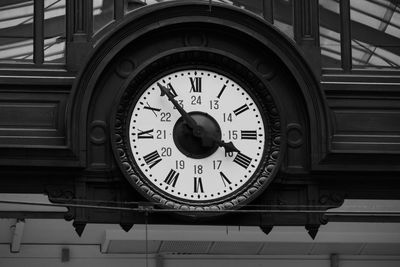 Low angle view of clock tower