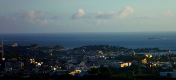 Cityscape at dusk