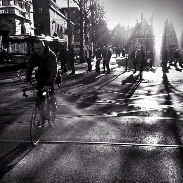 PEOPLE WALKING ON STREET