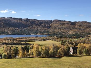 Scenic view of landscape against sky