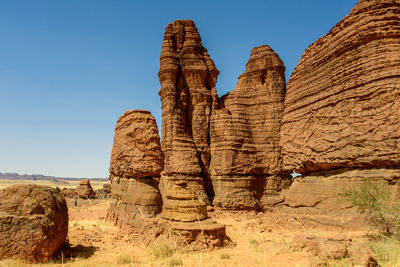 Stupas of rock formations