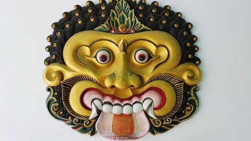 Close-up of ornate art