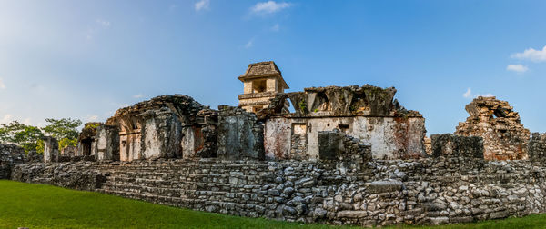 Low angle view of a temple