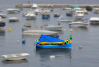 Boats in water