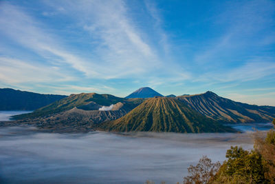 Landscape of mount bromo indonesia