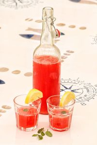 Close-up of drink on table