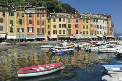 13 september 2020  portofino, italy, small italian fishing village, genoa province, italy. 
