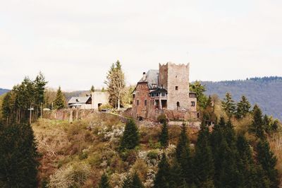 View of fort against sky