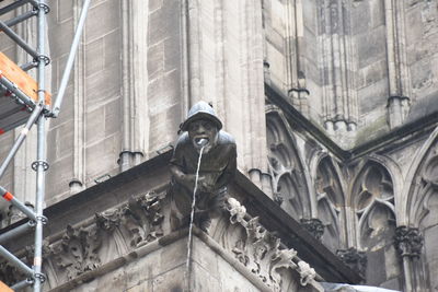 Low angle view of statue in building