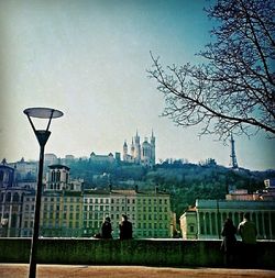 City skyline against sky