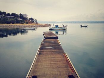 Built structures against the sky