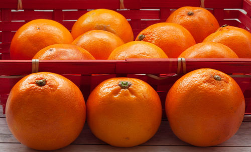 Close-up of oranges