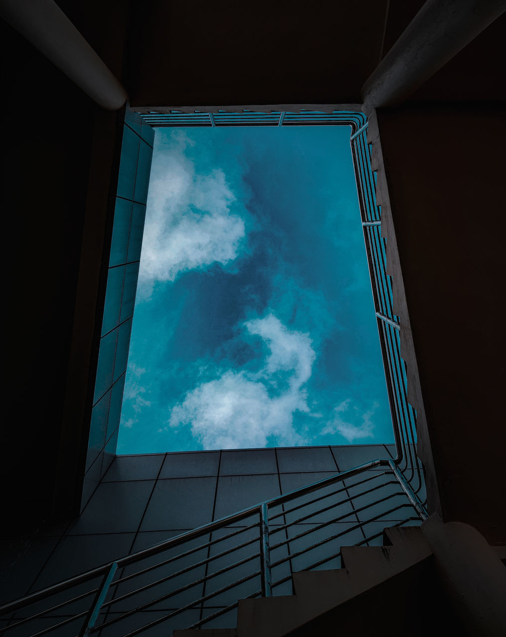 LOW ANGLE VIEW OF SKYLIGHT