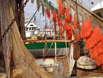 Boats in sea