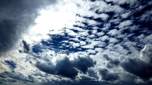 Low angle view of cloudscape