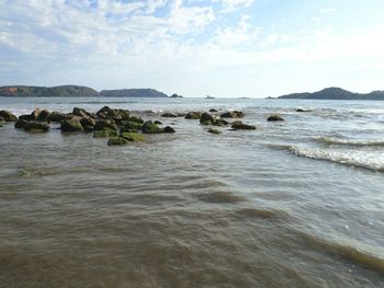 Rocks on beach