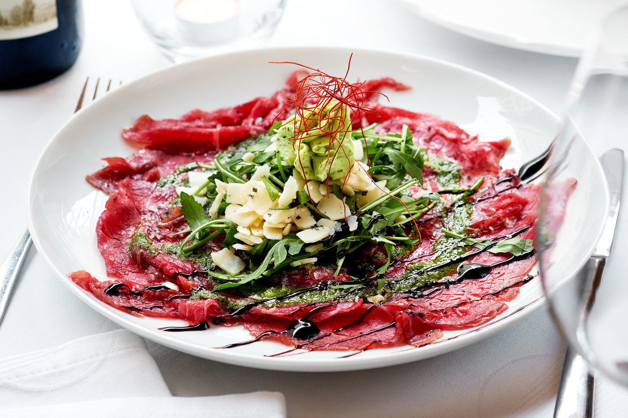 Meat carpaccio