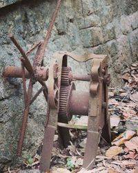 Close-up of rusty metal