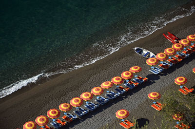 Aerial view of beach