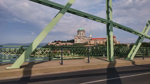 Built structure against cloudy sky