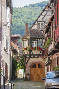 Residential buildings in city